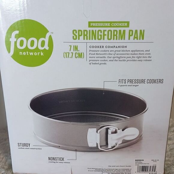 New Food Network Pressure Cooker 7" Springform Pan - Picture 3 of 5